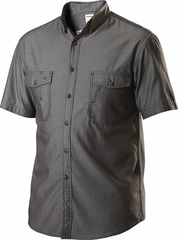 Other view of Men's Chambray Shirt – Cotton – Charcoal – 39 – K04355 – King Gee