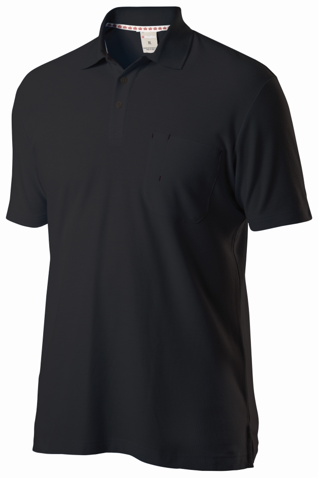 Other view of Men's Essential Polo T-Shirt – Polyester - Cotton Pique – Black – Small – K04725 – King Gee