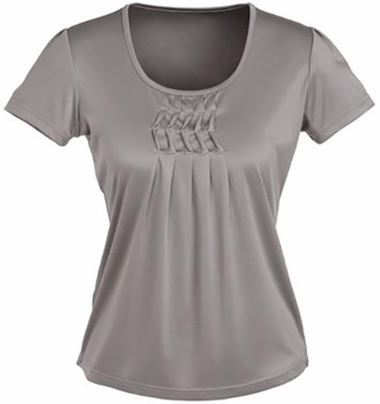 Other view of Ladies Top – Polyester – Silver Grey – 24 – K123LS – Deco – Biz Collection