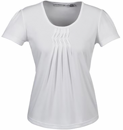 Other view of Ladies Top – Polyester – White – 12 – K123LS – Deco – Biz Collection