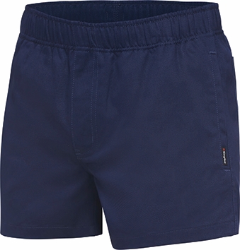 Other view of Drawstring Drill Shorts – Cotton – Navy – 3X-Large – K13055 – King Gee