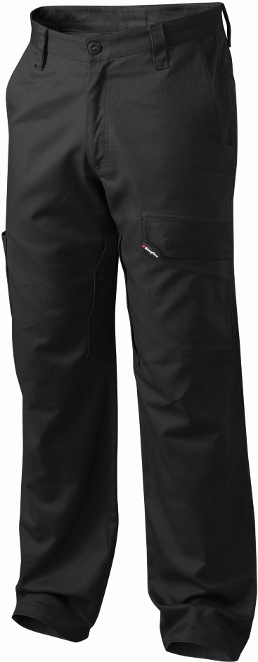 Other view of Men's WorkCool2 Pant – Cotton Ripstop With Heavy Duty Mesh – Black – 77R – K13820 – King Gee