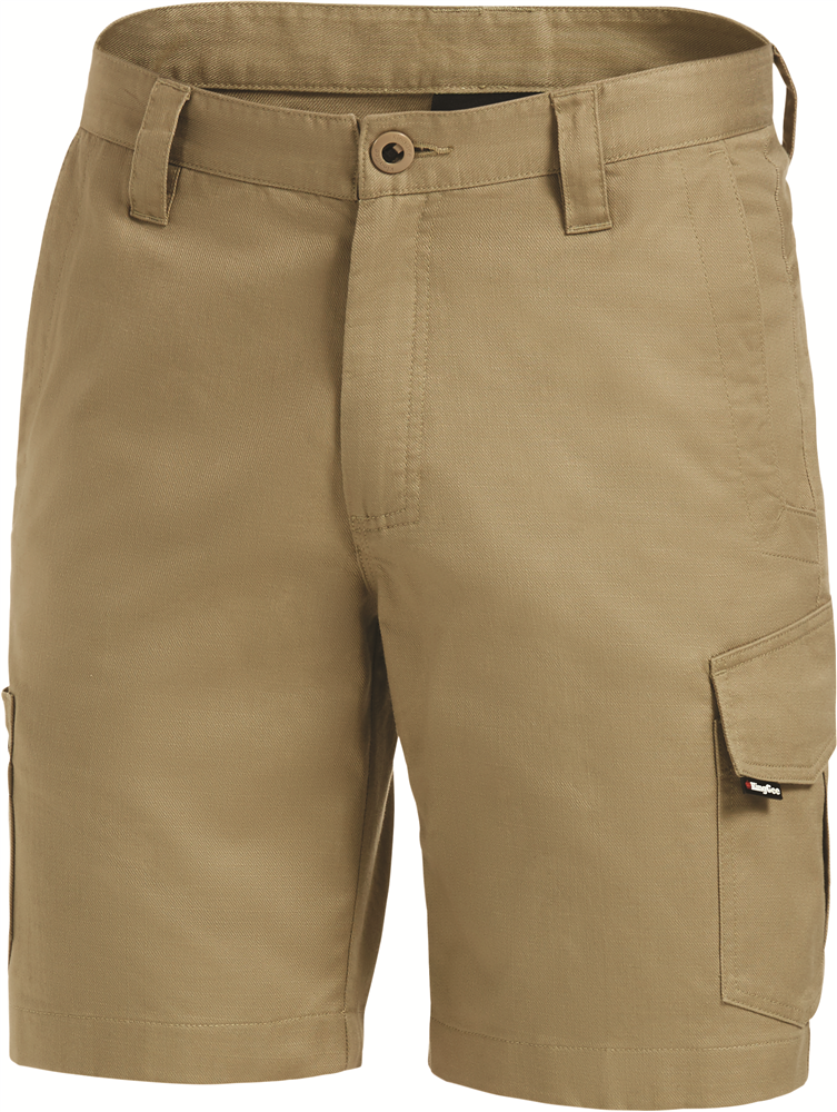 Other view of WorkCool2 Shorts – Cotton – Khaki – 107R – K17820 – King Gee