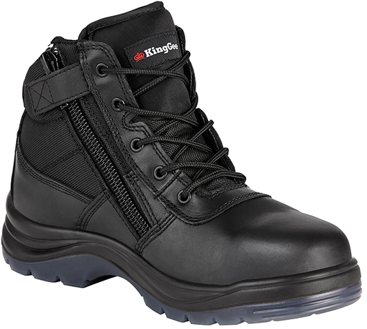 Other view of BOOTS SFTY TRADIE K23150 L/U ZIP BLK 5