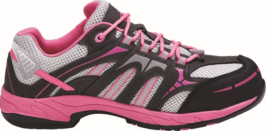 Other view of King Gee - K26600 - Women's Safety Sports Shoes - COMP-TEC G3 - Pink/Grey - 8