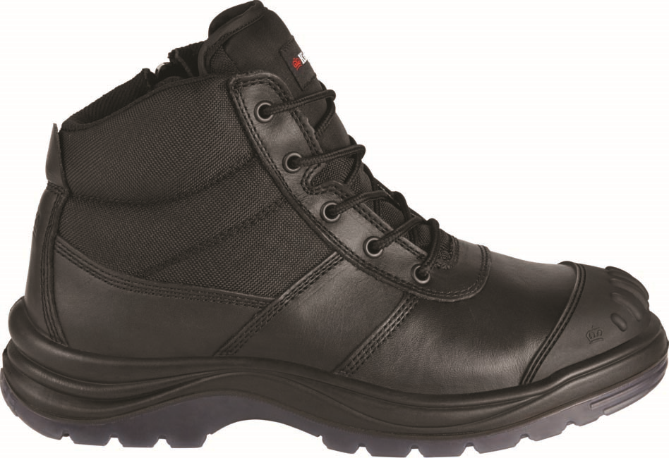 Other view of King Gee - K27150 - Tradie Safety Boots - Laceup Zip - Black - 7.5