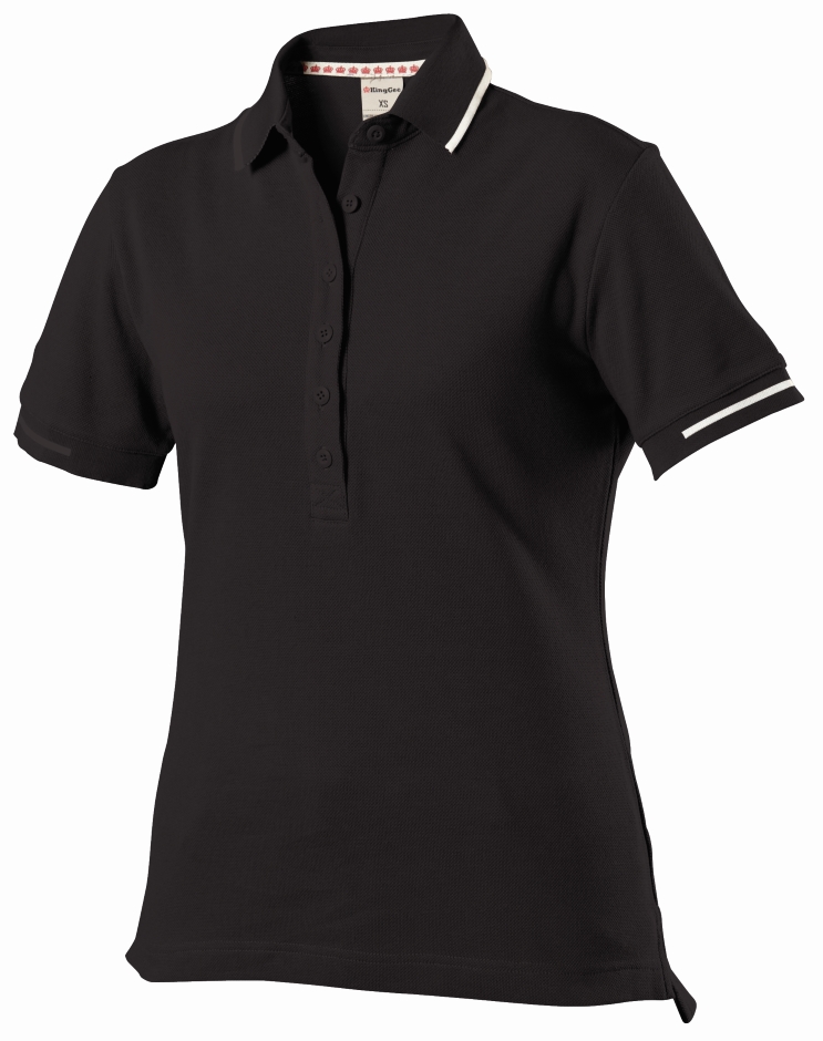 Other view of Women's Corporate Polo Shirt – Cotton - Polyester – Black – X-Large – K44745 – King Gee