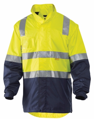 Other view of Reflective Lightweight Jacket With Tape – Polyester – Orange/Navy – Large – K55200 – King Gee