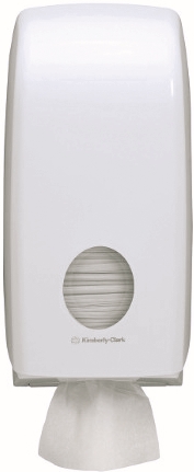 Other view of Folded Toilet Tissue Dispenser - White - 16.9 cm - 69460 - AQUARIUS - Kimberly Clark