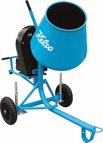 Other view of Petrol Cement Mixer - 3.5 cu-ft. - 4 HP - Steel - Powder Coated - 16" Puncture Proof Wheel - KP3.5HON - Kelso