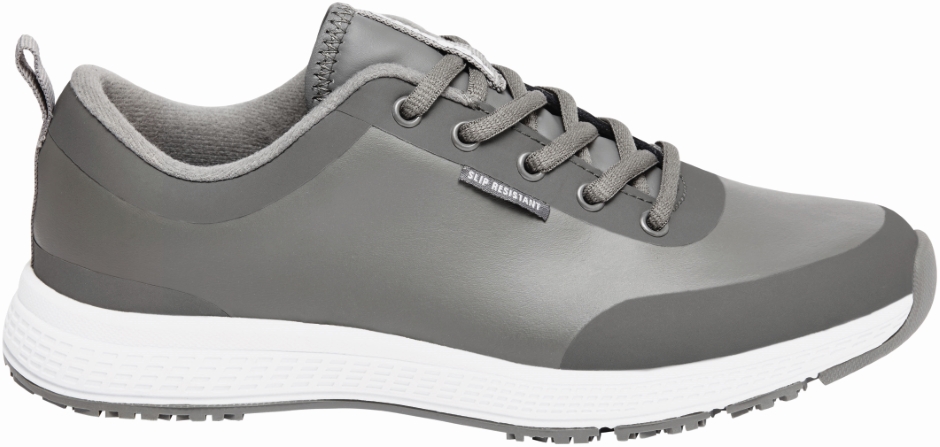 Other view of Women's Running Shoes - Lace-Up - Full Grain Leather - Grey - Size 4 - K22330 - Superlite - King Gee