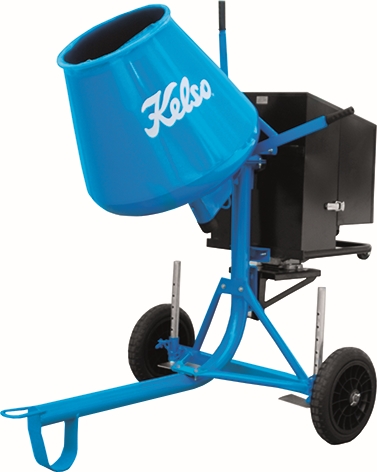 Other view of Petrol Cement Mixer - 3.5 cu-ft. - 4 HP - Steel - Powder Coated - 16" Puncture Proof Wheel - KP3.5HON - Kelso