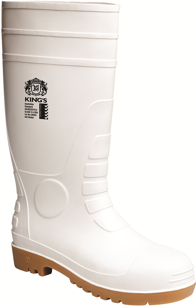 Other view of Oliver - Safety Gumboots - Mens - Anti-Static - PVC - 10-110 - White - Size 11 - 9320922543531