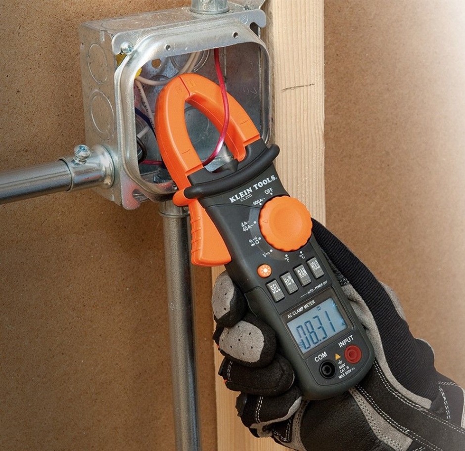 Other view of AC Clamp Meter W/Temperature - 600 VAC/DC - 600 A - Klein Tools