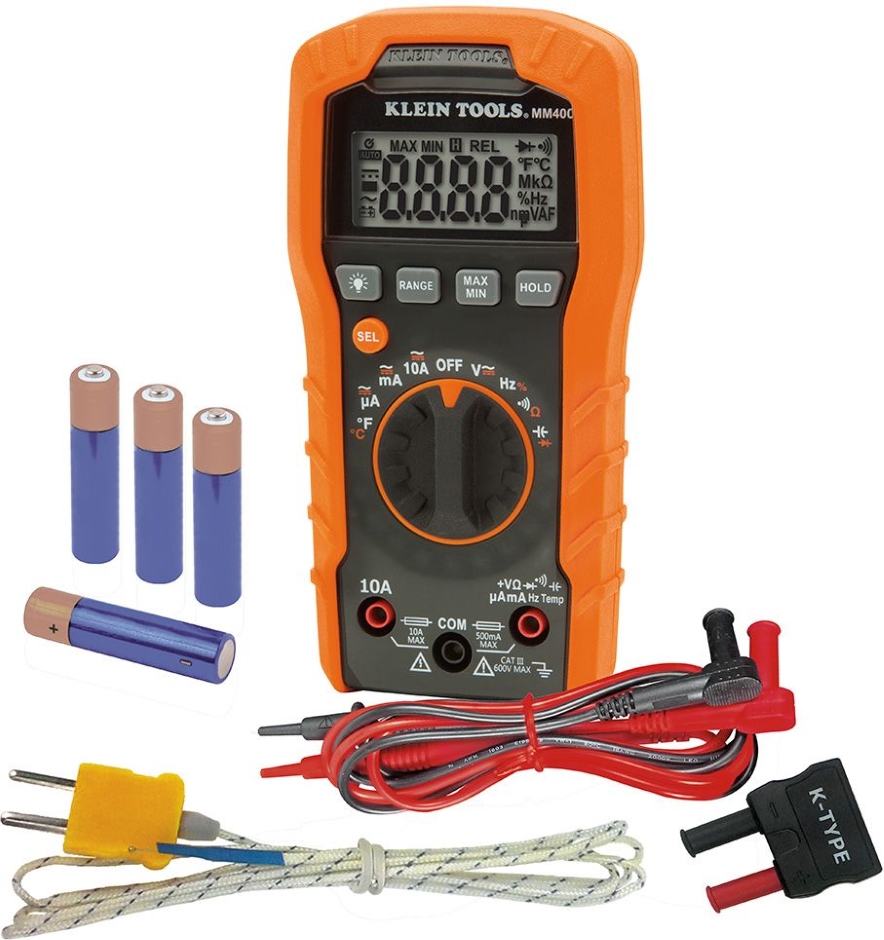 Other view of Digital Multimeter AC/DC - MM400 - 600V - Klein