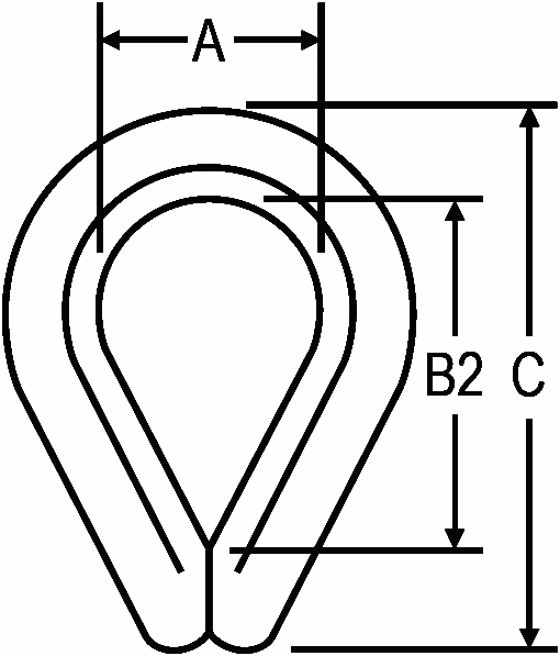 Other view of THIMBLE ROPE WIRE S/S304 3MM