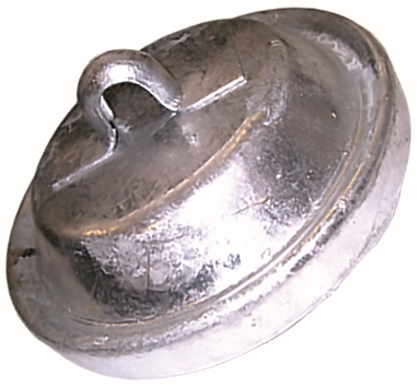 Other view of MCC Coupling - Bauer Style - Female X cap - Galvanized - 100mm - LLF4CAP