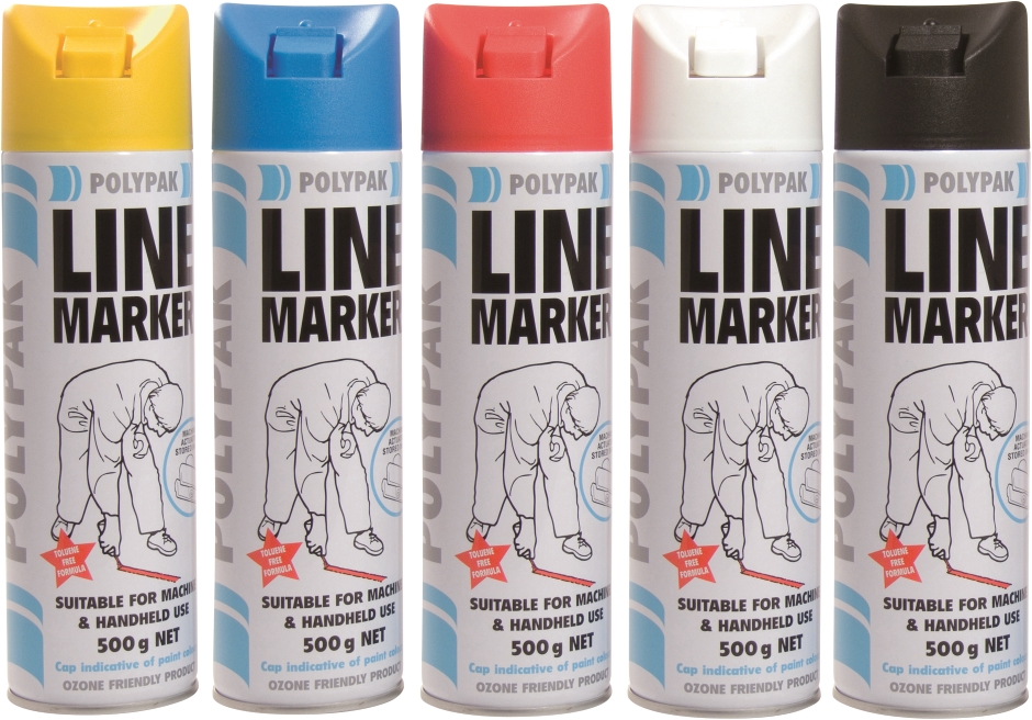 Other view of Line Marking Paint - Black - 500 gm - Aerosol Can - Polypak