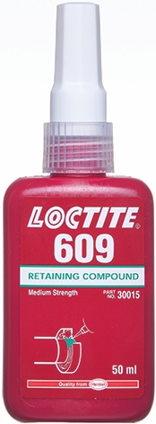 Other view of Retaining Compound - High Strength - Low Viscosity - 250 ml Bottle - 609 - Loctite