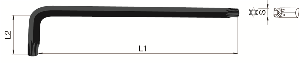 Other view of JBS - Star Key - Tamperproof - Torx® T30