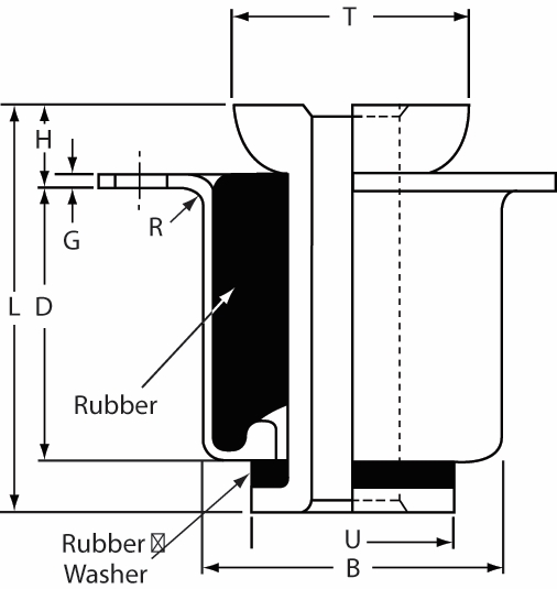 Other view of MOUNT HD TRIANGULAR FLANGE R12FL