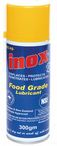 Other view of Inox MX3FG - Lubricant - Food Grade - Aerosol Spray - 300gram