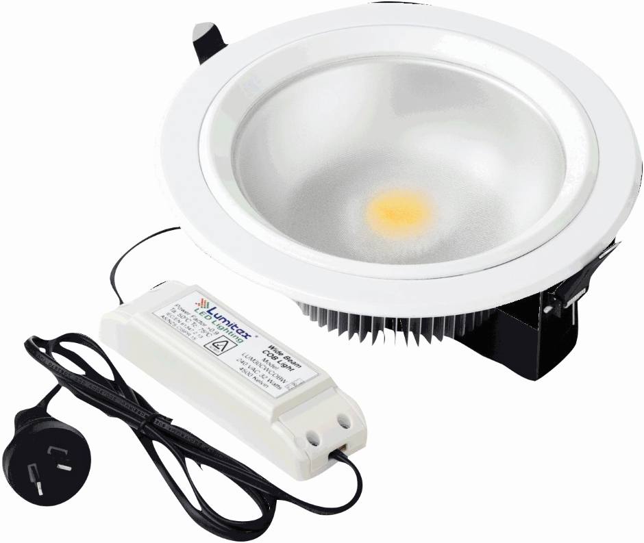 Other view of LED Downlight - White - 220-250 VAC - 15 W - 1100 lm - Commercial Series - Lumitex