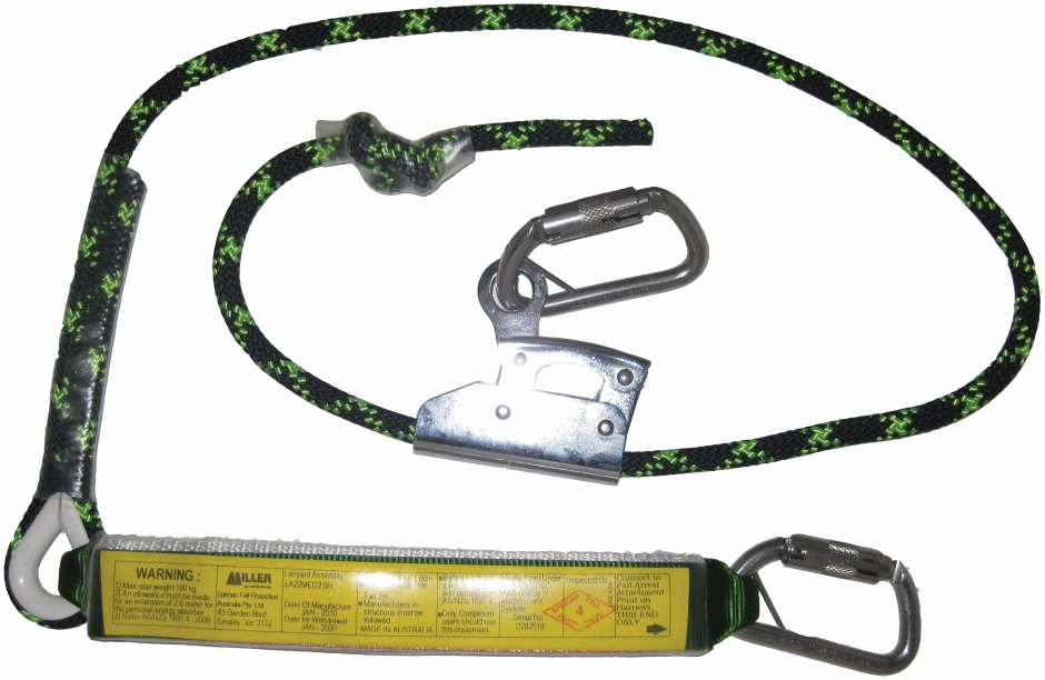 Other view of Honeywell MILLER LANYARD SINGLE MIL ADJ S/STEEL 2MTRE TAK