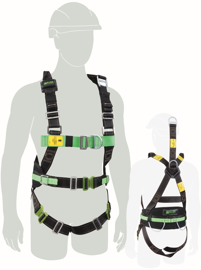 Other view of Honeywell MILLER Full Body Underground Miner’s Harness - Polyester - X-Large - M1020160 - Miller