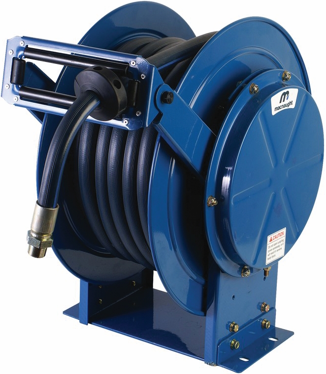 Other view of Macnaught Hose Reel - Heavy Duty Grease - Steel - Twin Pedestal - 3/8" X 15m - MGTP0915-01