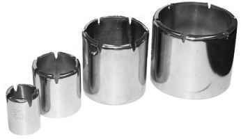 Other view of MCC Ferrule - 6-Slot - Carbon Steel - Zinc Plated - 100mm - 128.8 Od X 123.8 ID X 2.5mm - CF40414SP