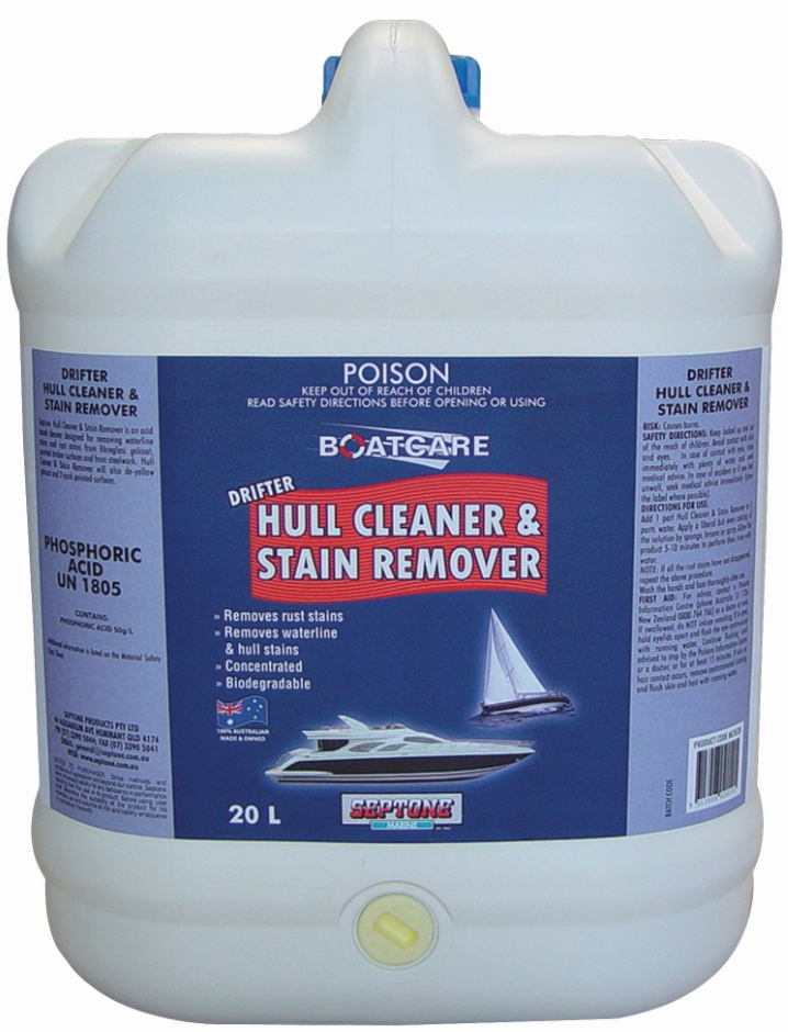 Other view of Marine Hull Cleaner And Stain Remover - Clear Blue - 20 L - Pail - MCD20 - Drifter - Septone