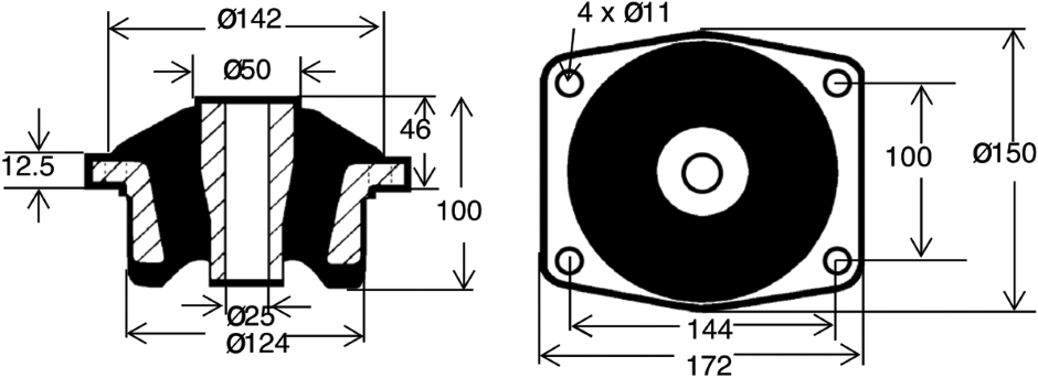 Other view of MOUNT RECESSED FLANGE M80155060