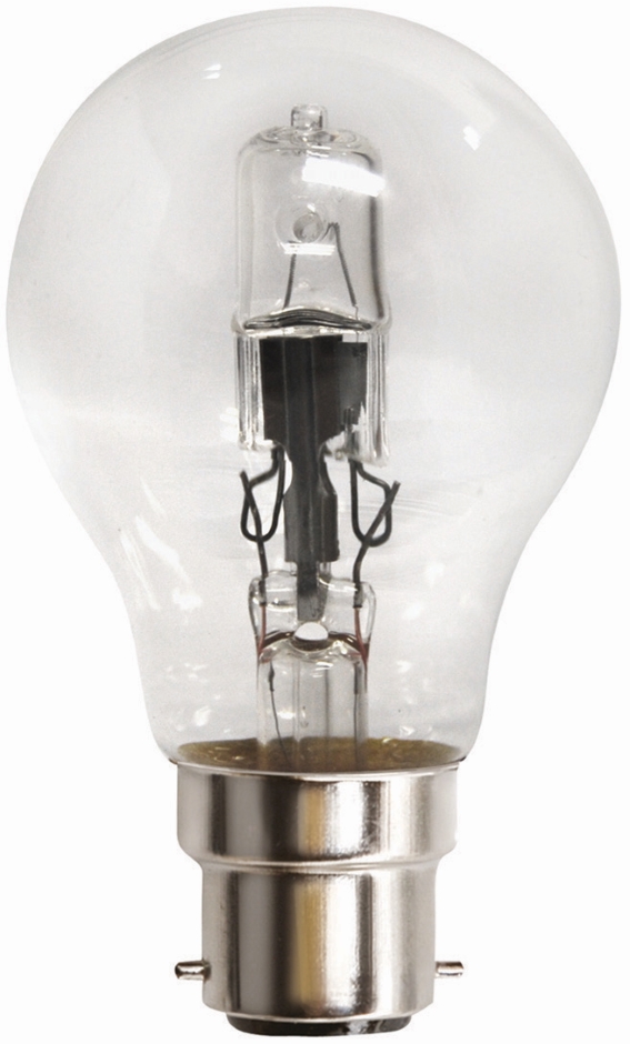 Other view of E-Halogen Lamp - Clear - ES Edison E27 Base - GLS - 28 W - 240 V - Nelson