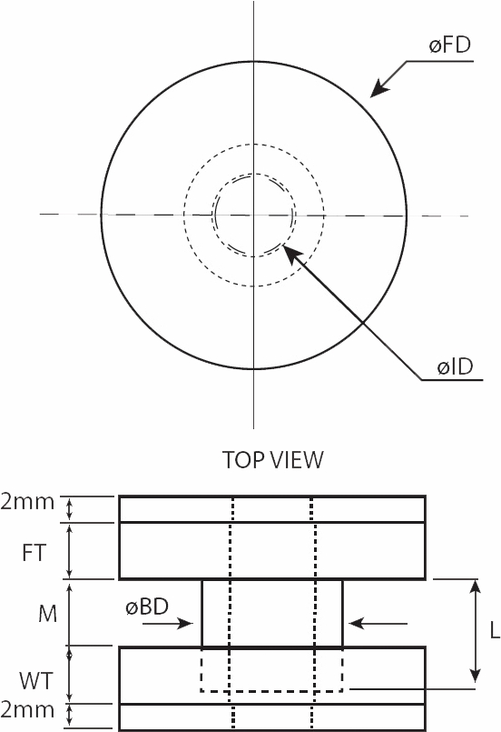 Other view of BUSHING SUREDAMP 2 PIECE KIT TYPE B4 (4)