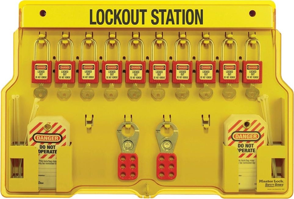 Other view of Safety Lockout Padlock Stations - 10 Lock with Accessories - Master Lock®