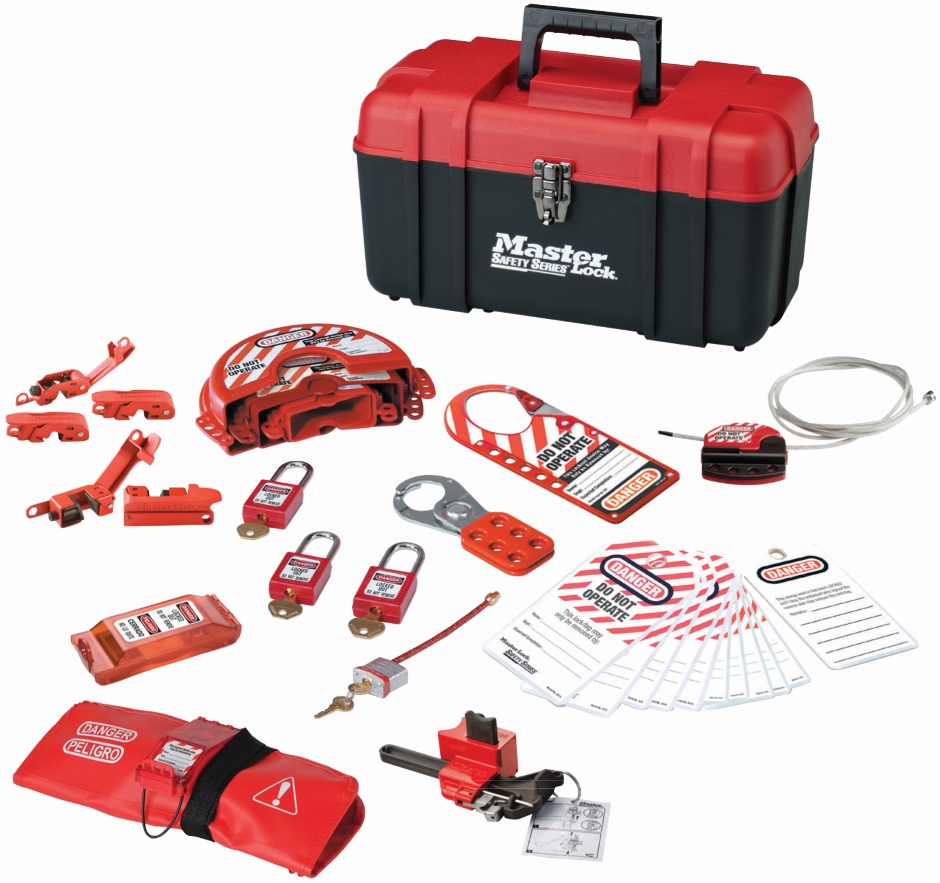 Other view of Electrical Safety Lockout Kit - Red - 1457VE410KA - Master Lock