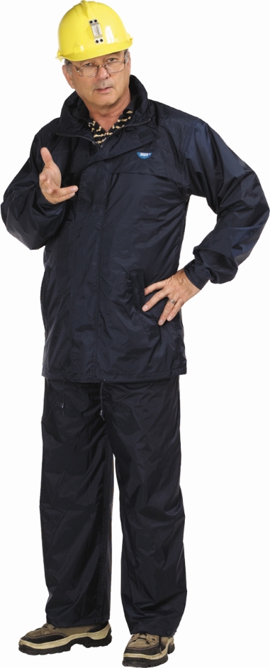 Other view of Men's Waterproof Rain Trouser - Polyester - Navy - 2X-Large - 918031 Monsoon - Huski