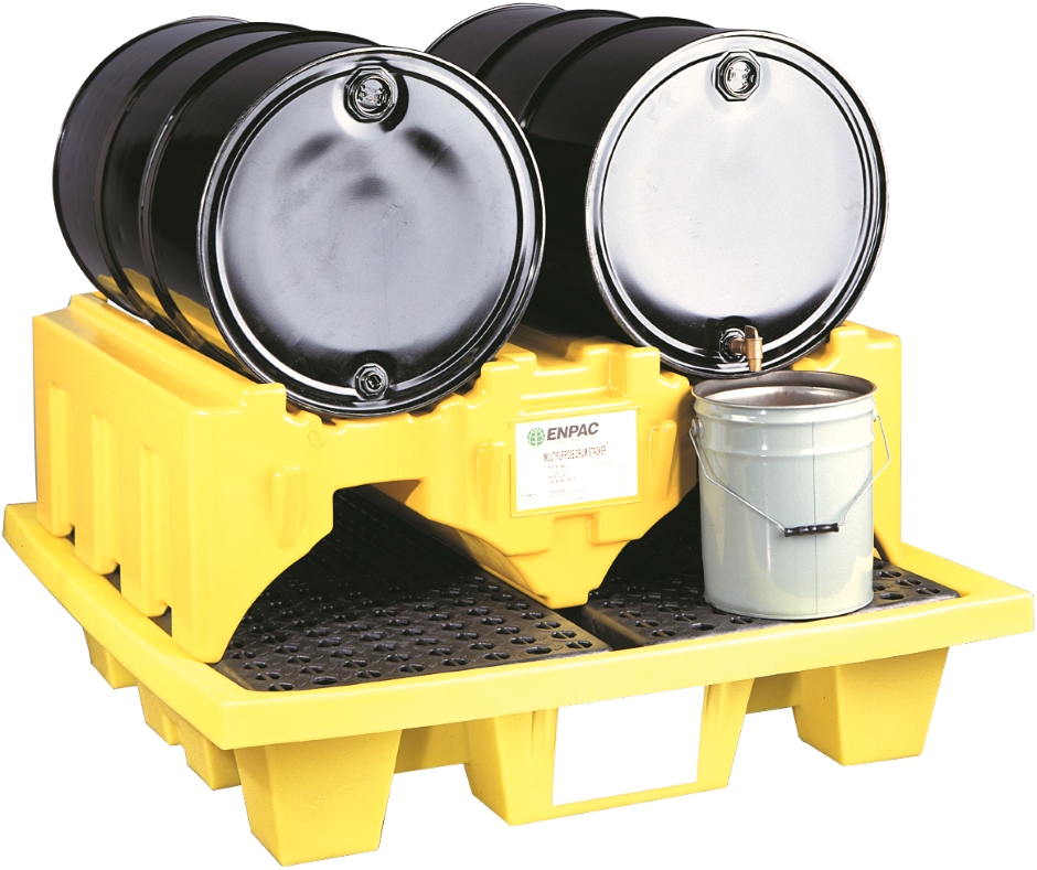 Other view of Stacker - Multi-Purpose - 4 Drum - Polyethylene - Yellow - 1080 kg - 123 x 104 x 51 cm - E6004-YE - Mini Racker-Stacker - Enpack