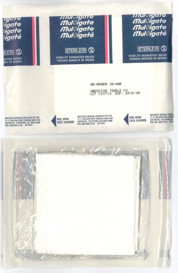 Other view of Disposable Towel - Sterile - 35 x 40 cm - M30-688 - Day-Lee - Multigate Medical - (2/Pack)