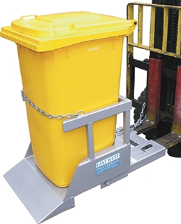 Other view of Wheelie Bin Tipper - 240 L Spill - Enamel Painted - 1167 mm x 610 mm x 860 mm - 500 kg - NWB-T1 - East West Engineering