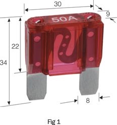 Other view of Maxi Blade Fuse - Violet - 100 A - 10/Pack - Narva