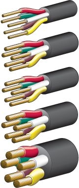 Other view of Trailer and Road Train Cable - PVC - Black - 5 Core x 1.85 sq-mm - 4 mm x 30 m - Narva