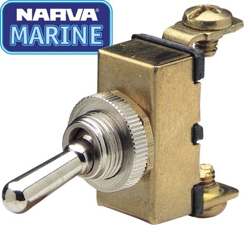 Other view of Toggle Switch - Chrome Plated - 20/10 A - 12/24 V - SPST - 53 mm - Narva