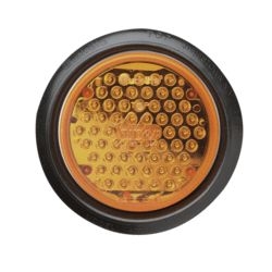 Other view of Rear Direction LED Indicator Lamp with Vinyl Grommet - Amber - 24 V - 140 mm x 26 mm - Narva