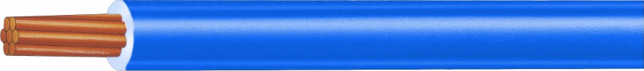 Other view of Cable Building Wire - Low Voltage - Single Core - 1 x 16mm2 - PVC - 0.6/1kV - V-90 insulated - Blue Sheath - 500m