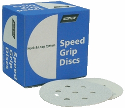 Other view of No-Fil Sand Paper Disc - Aluminium Oxide - C-Weight - White - 150 mm - 400 Grit - A297 - Stick N Sand - Norton