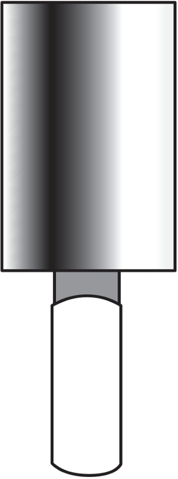 Other view of Mounted Point - Aluminium Oxide - W189 - 60 Grit - 13 x 50 mm - Norton