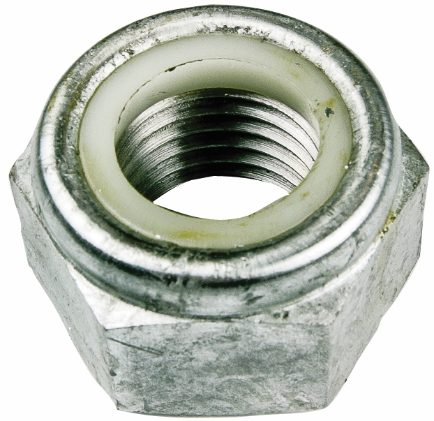 Other view of Nylon Insert Lock Nut - Hex Head - Class 6 - Steel - Galvanized - Metric Coarse - M24-3 mm - NN06GCM24 - Hobson