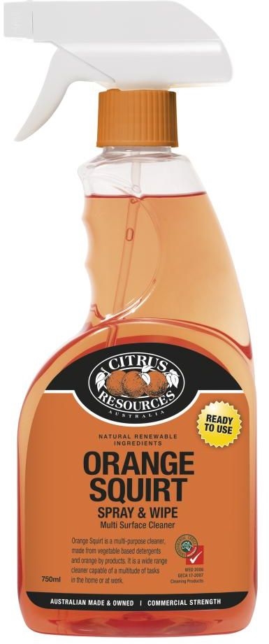 Other view of Ready-To-Use All-Purpose Cleaner - Orange - 750 ml - Bottle - CHCR-40750 - Orange Squirt - Oates